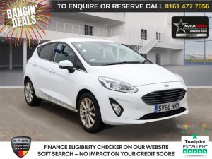 Used 2018 WHITE FORD FIESTA Hatchback 1.0T EcoBoost GPF Titanium Hatchback 5dr Petrol Manual Euro 6 (s/s) (100 ps) (reg. 2018-12-04) for sale in Stockport