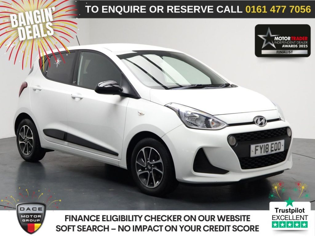 Used 2018 WHITE HYUNDAI I10 Hatchback 1.0 GO! SE Hatchback 5dr Petrol Manual Euro 6 (66 ps) (reg. 2018-03-24) for sale in Stockport