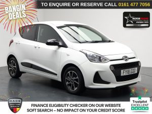 Used 2018 WHITE HYUNDAI I10 Hatchback 1.0 GO! SE Hatchback 5dr Petrol Manual Euro 6 (66 ps) (reg. 2018-03-24) for sale in Stockport