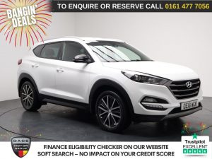 Used 2018 WHITE HYUNDAI TUCSON SUV 1.6 T-GDi GO! SE SUV 5dr Petrol Manual Euro 6 (177 ps) (reg. 2018-06-29) for sale in Stockport