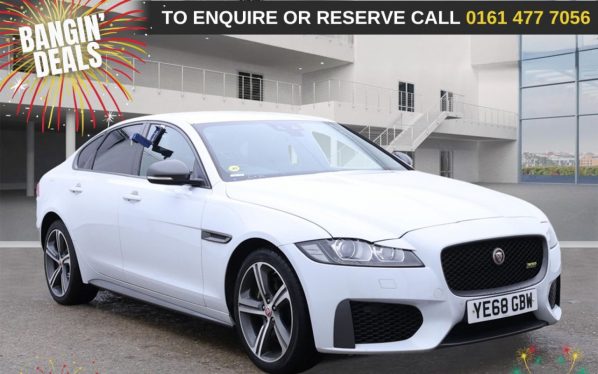 Used 2018 WHITE JAGUAR XF Saloon 3.0d V6 300 Sport Saloon 4dr Diesel Auto Euro 6 (s/s) (300 ps) (reg. 2018-09-04) for sale in Stockport
