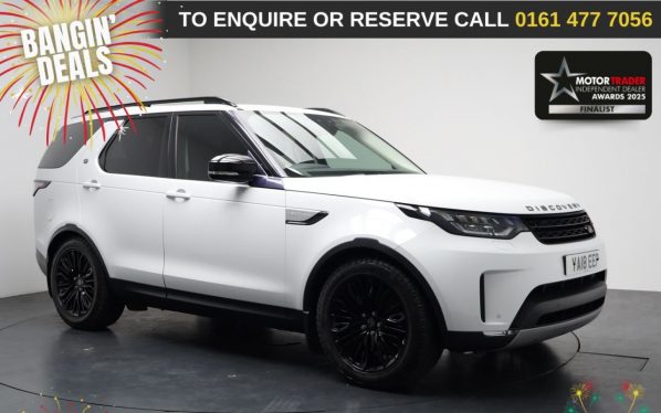 Used 2018 WHITE LAND ROVER DISCOVERY SUV 3.0 TD V6 HSE SUV 5dr Diesel Auto 4WD Euro 6 (s/s) (258 ps) VAN COMMERCIAL (reg. 2018-06-30) for sale in Stockport