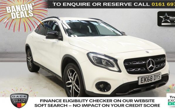 Used 2018 WHITE MERCEDES-BENZ GLA SUV 1.6 GLA180 Urban Edition SUV 5dr Petrol 7G-DCT Euro 6 (s/s) (122 ps) (reg. 2018-09-22) for sale in Manchester