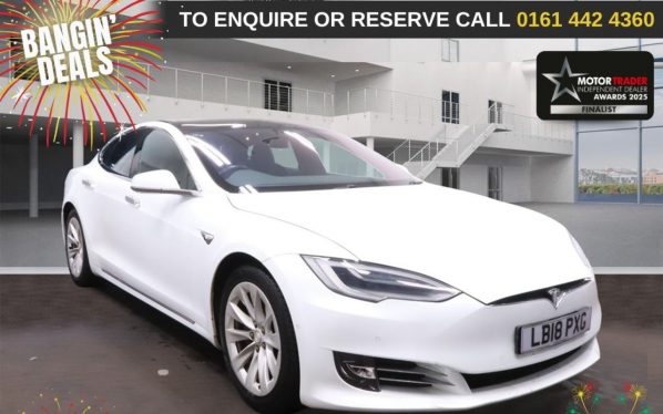 Used 2018 WHITE TESLA MODEL S Hatchback 75D (Dual Motor) Hatchback 5dr Electric Auto 4WD (328 bhp) (reg. 2018-06-25) for sale in Altrincham