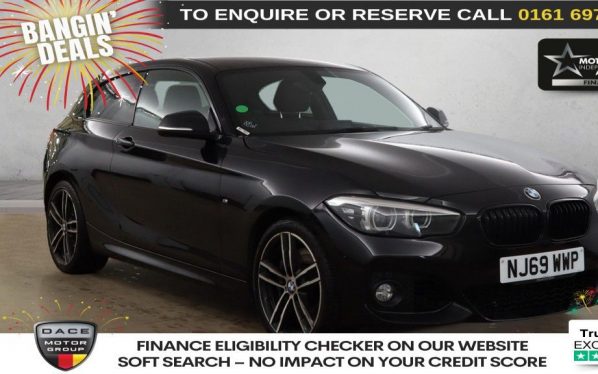 Used 2019 BLACK BMW 1 SERIES Hatchback 2.0 120i GPF M Sport Shadow Edition Hatchback 3dr Petrol Auto Euro 6 (s/s) (184 ps) (reg. 2019-09-27) for sale in Manchester