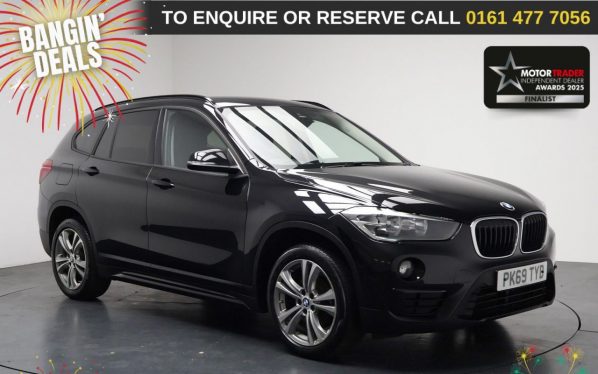 Used 2019 BLACK BMW X1 SUV 1.5 18i GPF Sport SUV 5dr Petrol DCT sDrive Euro 6 (s/s) (140 ps) (reg. 2019-09-30) for sale in Stockport