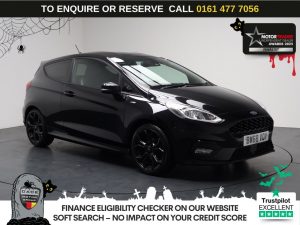 Used 2019 BLACK FORD FIESTA Hatchback 1.0T EcoBoost GPF ST-Line X Hatchback 3dr Petrol Manual Euro 6 (s/s) (100 ps) (reg. 2019-01-09) for sale in Stockport