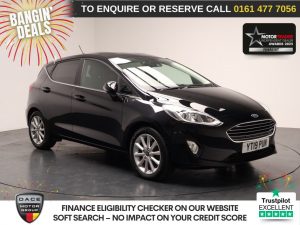Used 2019 BLACK FORD FIESTA Hatchback 1.0T EcoBoost GPF Titanium X Hatchback 5dr Petrol Manual Euro 6 (s/s) (100 ps) (reg. 2019-06-29) for sale in Stockport