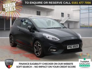 Used 2019 BLACK FORD FIESTA Hatchback 1.5T EcoBoost ST-2 Hatchback 3dr Petrol Manual Euro 6 (s/s) (200 ps) (reg. 2019-10-31) for sale in Stockport
