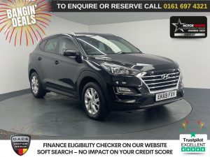 Used 2019 BLACK HYUNDAI TUCSON SUV 1.6 GDi SE Nav SUV 5dr Petrol Manual Euro 6 (s/s) (132 ps) (reg. 2019-09-30) for sale in Manchester