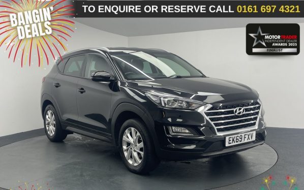 Used 2019 BLACK HYUNDAI TUCSON SUV 1.6 GDi SE Nav SUV 5dr Petrol Manual Euro 6 (s/s) (132 ps) (reg. 2019-09-30) for sale in Manchester