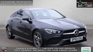 Used 2019 BLACK MERCEDES-BENZ CLA Estate 1.3 CLA180 AMG Line Shooting Brake 5dr Petrol 7G-DCT Euro 6 (s/s) (136 ps) (reg. 2019-12-17) for sale in Wilmslow