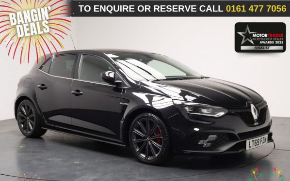 Used 2019 BLACK RENAULT MEGANE Hatchback 1.8T GPF R.S.280 Hatchback 5dr Petrol Manual Euro 6 (s/s) (280 ps) (reg. 2019-09-12) for sale in Stockport