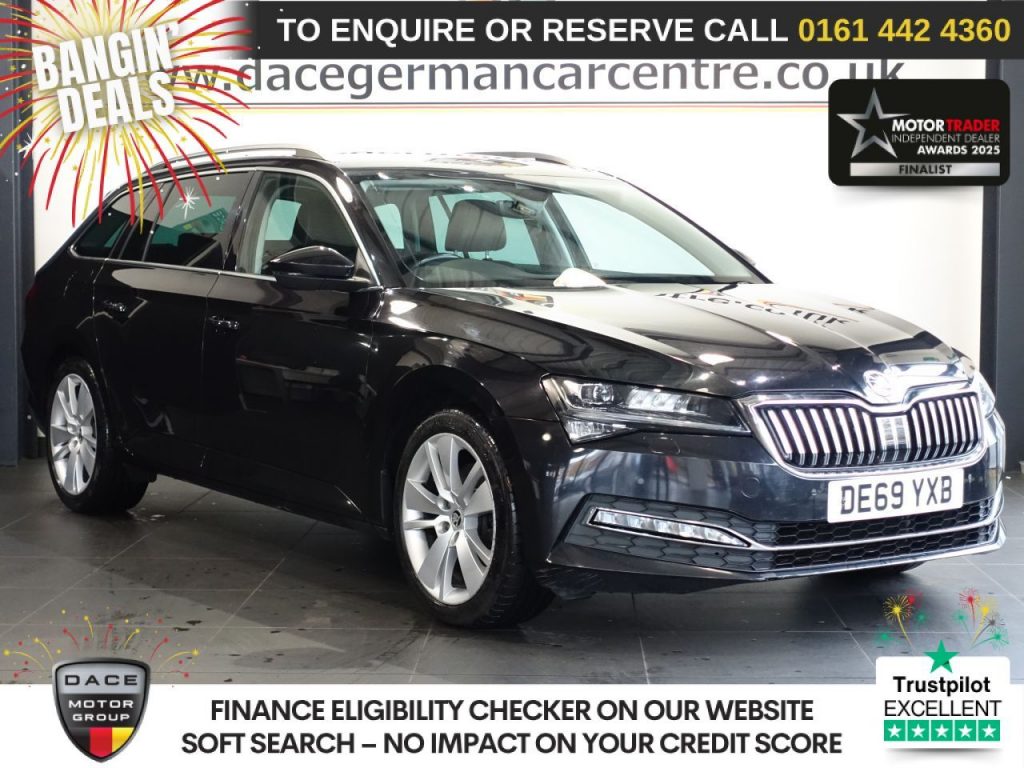 Used 2019 BLACK SKODA SUPERB Estate 2.0 TDI SE L Estate 5dr Diesel DSG Euro 6 (s/s) (150 ps) (reg. 2019-11-29) for sale in Altrincham