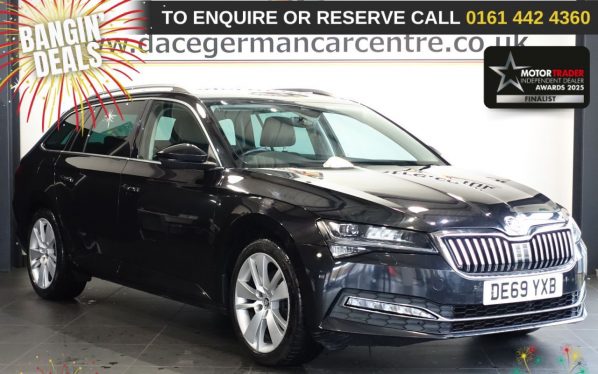 Used 2019 BLACK SKODA SUPERB Estate 2.0 TDI SE L Estate 5dr Diesel DSG Euro 6 (s/s) (150 ps) (reg. 2019-11-29) for sale in Altrincham