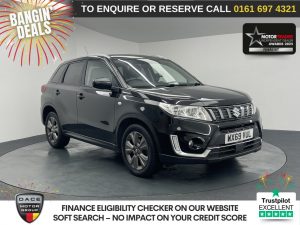 Used 2019 BLACK SUZUKI VITARA SUV 1.4 Boosterjet SZ-T SUV 5dr Petrol Auto Euro 6 (s/s) (140 ps) (reg. 2019-10-08) for sale in Manchester