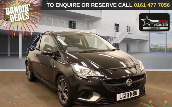 Used 2019 BLACK VAUXHALL CORSA Hatchback 1.4i Turbo ecoTEC GSi Hatchback 3dr Petrol Manual Euro 6 (s/s) (150 ps) (reg. 2019-08-14) for sale in Stockport