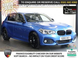 Used 2019 BLUE BMW 1 SERIES Hatchback 1.5 116d M Sport Hatchback 5dr Diesel Manual Euro 6 (s/s) (116 ps) (reg. 2019-03-15) for sale in Altrincham