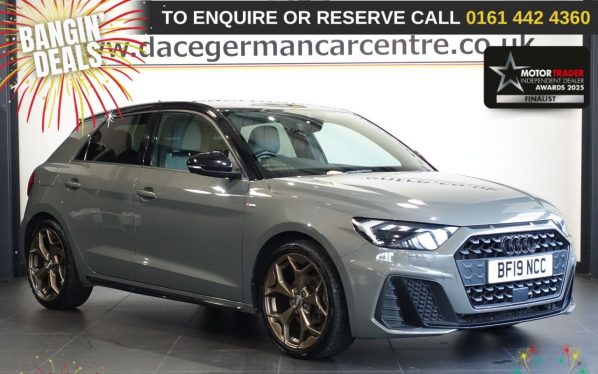 Used 2019 GREY AUDI A1 Hatchback 1.5 TFSI 35 S line Style Edition Sportback 5dr Petrol S Tronic Euro 6 (s/s) (150 ps) (reg. 2019-03-27) for sale in Altrincham