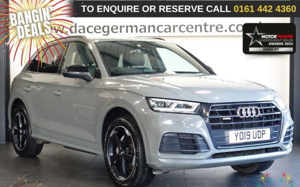 Used 2019 GREY AUDI Q5 SUV 2.0 TDI 40 Black Edition SUV 5dr Diesel S Tronic quattro Euro 6 (s/s) (190 ps) (reg. 2019-04-26) for sale in Altrincham