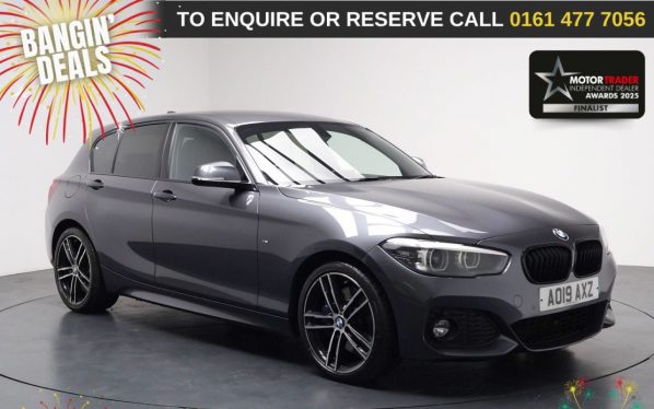 Used 2019 GREY BMW 1 SERIES Hatchback 2.0 120i GPF M Sport Shadow Edition Hatchback 5dr Petrol Auto Euro 6 (s/s) (184 ps) (reg. 2019-05-10) for sale in Stockport