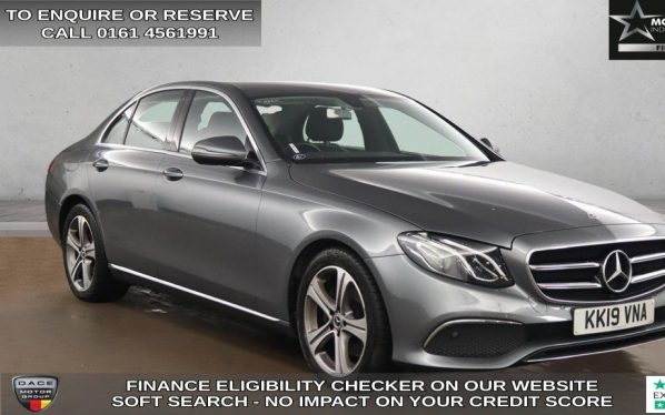 Used 2019 GREY MERCEDES-BENZ E-CLASS Saloon 2.0 E220d SE Saloon 4dr Diesel G-Tronic+ Euro 6 (s/s) (194 ps) (reg. 2019-05-28) for sale in Wilmslow