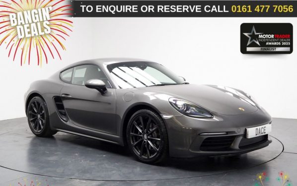 Used 2019 GREY PORSCHE 718 CAYMAN Coupe 2.0T Coupe GPF 2dr Petrol Manual Euro 6 (s/s) (300 ps) (reg. 2019-03-09) for sale in Stockport