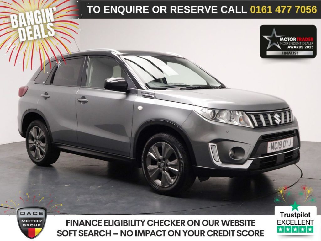 Used 2019 GREY SUZUKI VITARA SUV 1.0 Boosterjet SZ-T SUV 5dr Petrol Manual Euro 6 (s/s) (111 ps) (reg. 2019-06-29) for sale in Stockport
