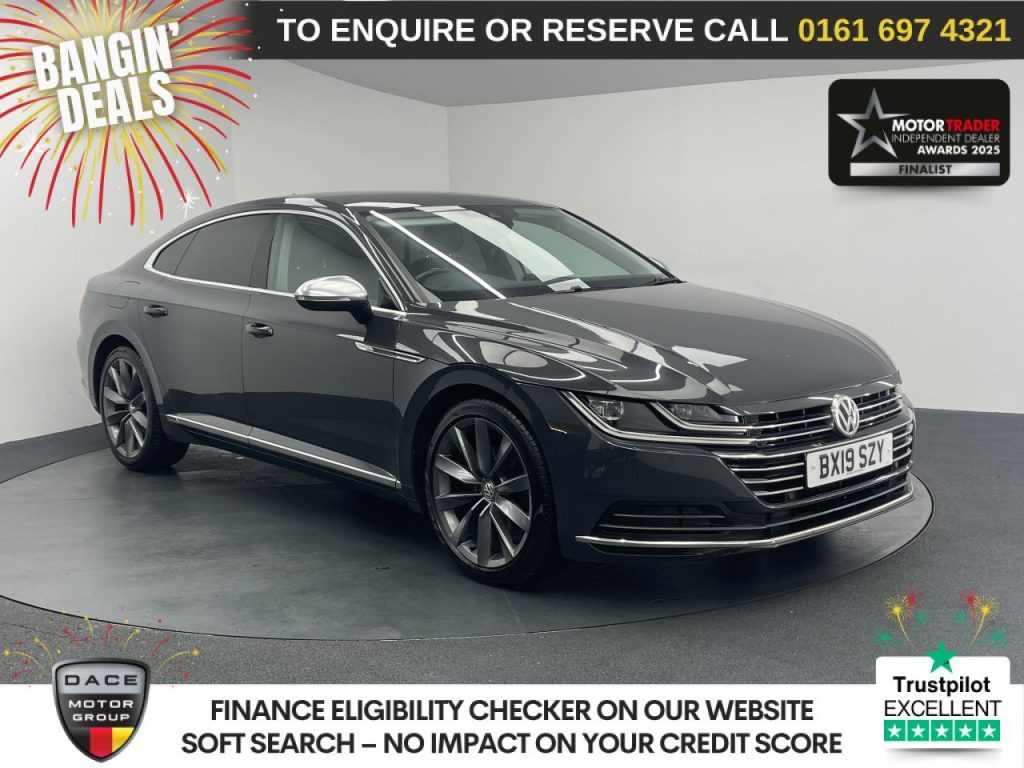Used 2019 GREY VOLKSWAGEN ARTEON Hatchback 2.0 TDI Elegance Fastback 5dr Diesel Manual Euro 6 (s/s) (150 ps) (reg. 2019-05-21) for sale in Manchester