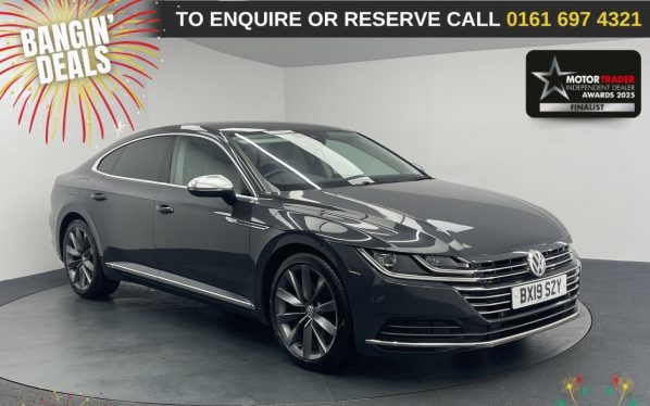 Used 2019 GREY VOLKSWAGEN ARTEON Hatchback 2.0 TDI Elegance Fastback 5dr Diesel Manual Euro 6 (s/s) (150 ps) (reg. 2019-05-21) for sale in Manchester