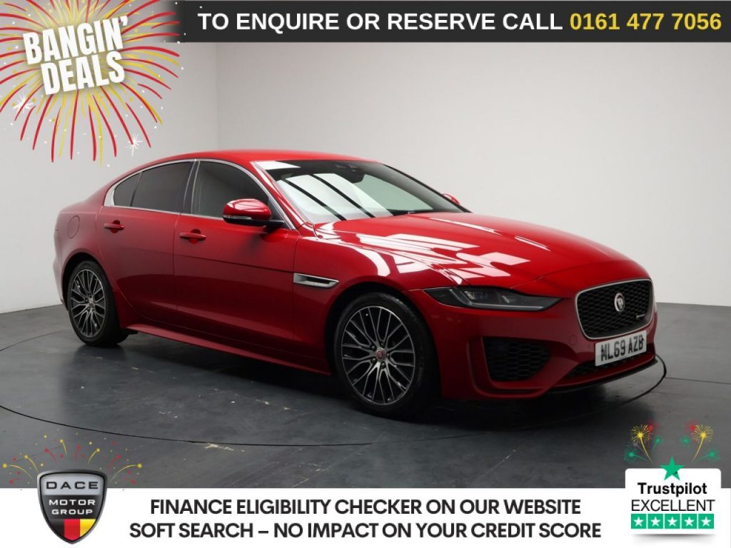 Used 2019 RED JAGUAR XE Saloon 2.0 P250i R-Dynamic S Saloon 4dr Petrol Auto Euro 6 (s/s) (250 ps) (reg. 2019-09-30) for sale in Stockport