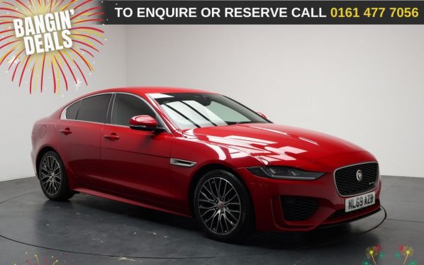 Used 2019 RED JAGUAR XE Saloon 2.0 P250i R-Dynamic S Saloon 4dr Petrol Auto Euro 6 (s/s) (250 ps) (reg. 2019-09-30) for sale in Stockport