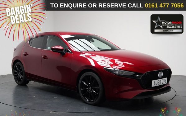 Used 2019 RED MAZDA MAZDA3 Hatchback 2.0 SKYACTIV-G MHEV GT Sport Tech Hatchback 5dr Petrol Manual Euro 6 (s/s) (122 ps) (reg. 2019-10-15) for sale in Stockport