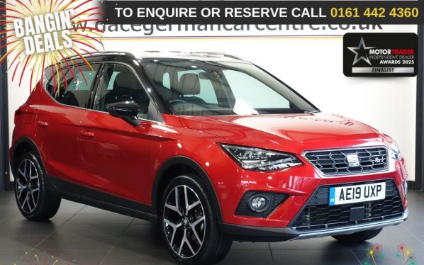 Used 2019 RED SEAT ARONA SUV 1.0 TSI GPF FR Sport SUV 5dr Petrol Manual Euro 6 (s/s) (115 ps) (reg. 2019-03-01) for sale in Altrincham
