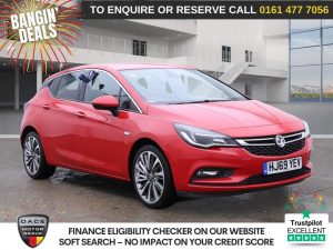 Used 2019 RED VAUXHALL ASTRA Hatchback 1.4i Turbo Griffin Hatchback 5dr Petrol Manual Euro 6 (s/s) (150 ps) (reg. 2019-10-30) for sale in Stockport