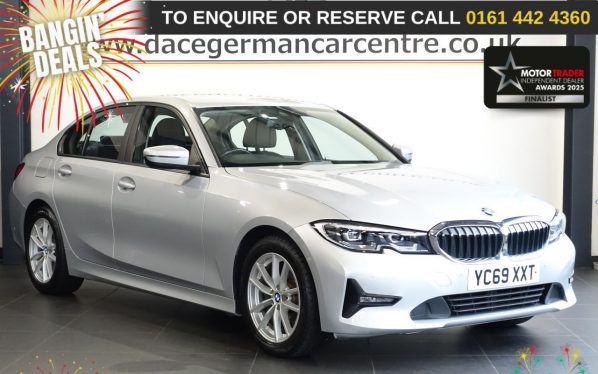 Used 2019 SILVER BMW 3 SERIES Saloon 2.0 318d SE Saloon 4dr Diesel Auto Euro 6 (s/s) (150 ps) (reg. 2019-10-07) for sale in Altrincham