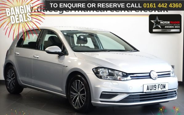 Used 2019 SILVER VOLKSWAGEN GOLF Hatchback 1.5 TSI EVO SE Nav Hatchback 5dr Petrol Manual Euro 6 (s/s) (130 ps) (reg. 2019-03-05) for sale in Altrincham