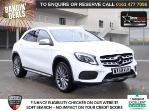 Used 2019 WHITE MERCEDES-BENZ GLA SUV 1.6 GLA180 AMG Line Edition SUV 5dr Petrol Manual Euro 6 (s/s) (122 ps) (reg. 2019-09-05) for sale in Stockport