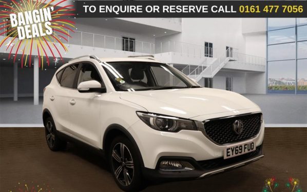 Used 2019 WHITE MG MG ZS SUV 1.5 VTi-TECH Exclusive SUV 5dr Petrol Manual Euro 6 (s/s) (106 ps) (reg. 2019-11-09) for sale in Stockport