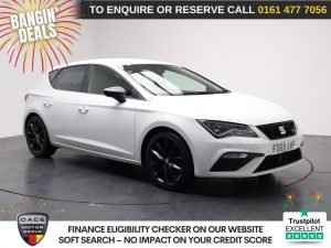 Used 2019 WHITE SEAT LEON Hatchback 1.5 TSI EVO FR Black Edition Hatchback 5dr Petrol Manual Euro 6 (s/s) (150 ps) (reg. 2019-12-06) for sale in Stockport