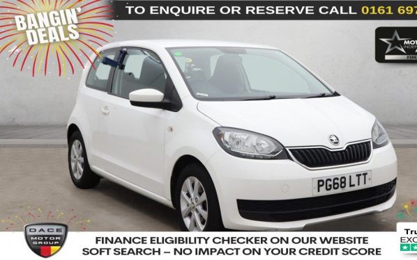 Used 2019 WHITE SKODA CITIGO Hatchback 1.0 MPI GreenTech SE Hatchback 3dr Petrol Manual Euro 6 (s/s) (60 ps) (reg. 2019-01-30) for sale in Manchester