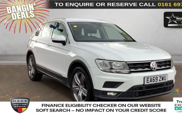 Used 2019 WHITE VOLKSWAGEN TIGUAN SUV 1.5 TSI EVO Match SUV 5dr Petrol DSG Euro 6 (s/s) (150 ps) (reg. 2019-12-20) for sale in Manchester