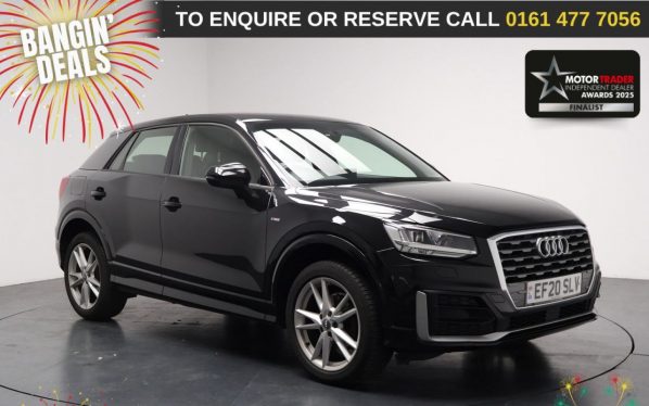 Used 2020 BLACK AUDI Q2 SUV 1.5 TFSI CoD 35 S line SUV 5dr Petrol S Tronic Euro 6 (s/s) (150 ps) (reg. 2020-08-29) for sale in Stockport