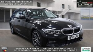 Used 2020 BLACK BMW 3 SERIES Estate 2.0 320d Sport Touring 5dr Diesel Manual Euro 6 (s/s) (190 ps) (reg. 2020-02-12) for sale in Wilmslow