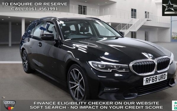 Used 2020 BLACK BMW 3 SERIES Estate 2.0 320d Sport Touring 5dr Diesel Manual Euro 6 (s/s) (190 ps) (reg. 2020-02-12) for sale in Wilmslow