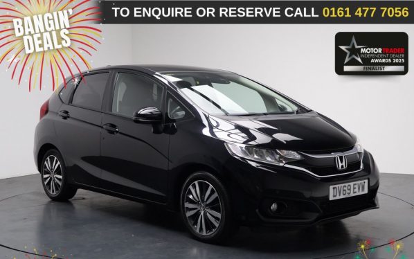 Used 2020 BLACK HONDA JAZZ Hatchback 1.3 i-VTEC EX Navi Hatchback 5dr Petrol Manual Euro 6 (s/s) (102 ps) (reg. 2020-01-31) for sale in Stockport