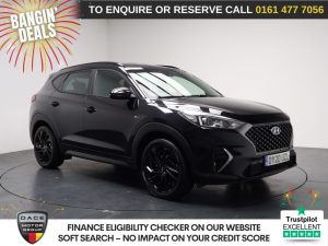 Used 2020 BLACK HYUNDAI TUCSON SUV 1.6 CRDi MHEV N Line SUV 5dr Diesel Hybrid DCT Euro 6 (s/s) (136 ps) (reg. 2020-03-09) for sale in Stockport