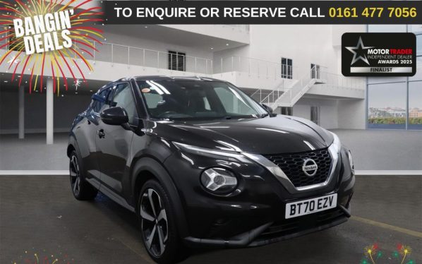 Used 2020 BLACK NISSAN JUKE SUV 1.0 DIG-T Tekna SUV 5dr Petrol DCT Auto Euro 6 (s/s) (114 ps) (reg. 2020-11-11) for sale in Stockport