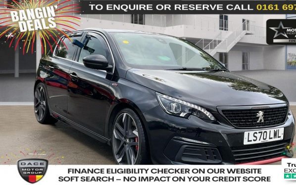 Used 2020 BLACK PEUGEOT 308 Hatchback 1.6 PureTech GTi Hatchback 5dr Petrol Manual Euro 6 (s/s) (260 bhp) (reg. 2020-10-31) for sale in Manchester