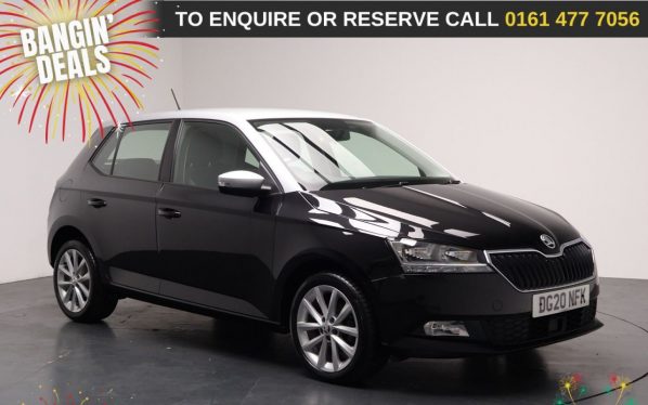 Used 2020 BLACK SKODA FABIA Hatchback 1.0 TSI Colour Edition Hatchback 5dr Petrol Manual Euro 6 (s/s) (95 ps) (reg. 2020-03-01) for sale in Stockport
